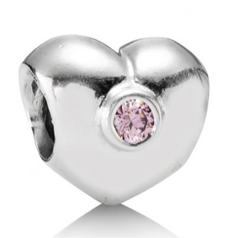 Pandora Pink Heart Charm